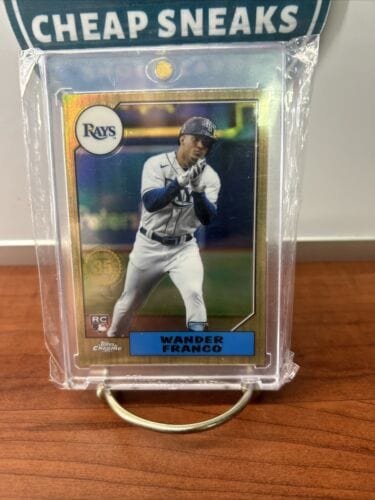 2022 Topps Chrome 1987 Refractor #87BC-13 Wander Franco RC Rays - Free