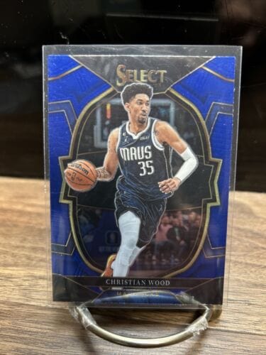 Christian Wood 2022 Select Dallas Mavericks #29 Concourse Blue Prizm