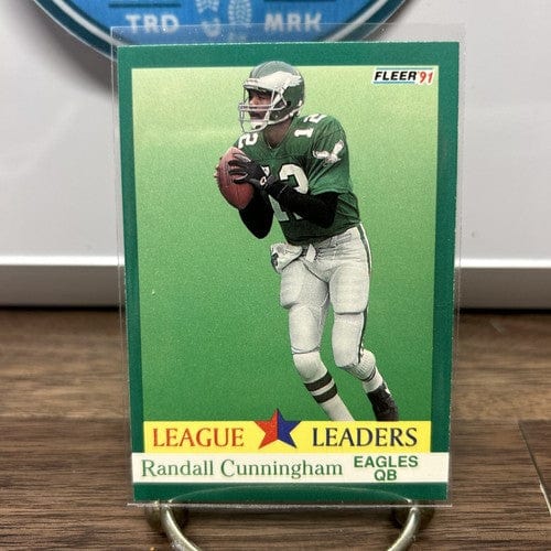 1991 Fleer #409 Randall Cunningham Philadelphia Eagles NFL Football