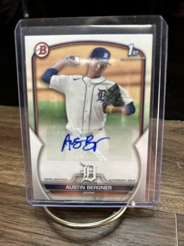 2023 Bowman Austin Bergner 1st Bowman Auto #PPA-AB Detroit Tigers