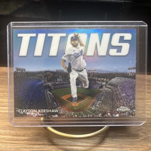 2023 Topps Chrome #CT-1 Titans Refractor Clayton Kershaw  LA Dodgers
