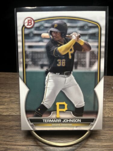 Termarr Johnson Prospect Rookie Card 2023 Bowman Base #BP-88 Pittsburg