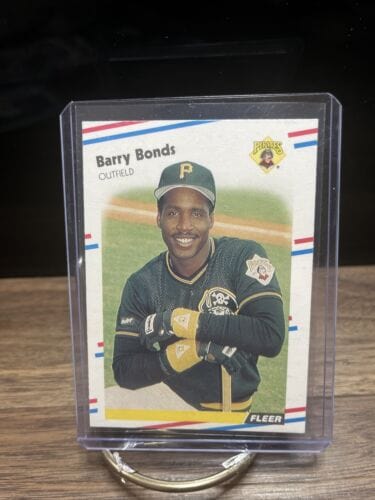 Barry Bonds 1988 Fleer Card #322 Pittsburgh Pirates