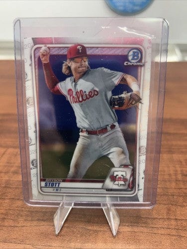 Bryson Stott 2020 Bowman Draft Chrome Prospect Card  Phillies #BD-140
