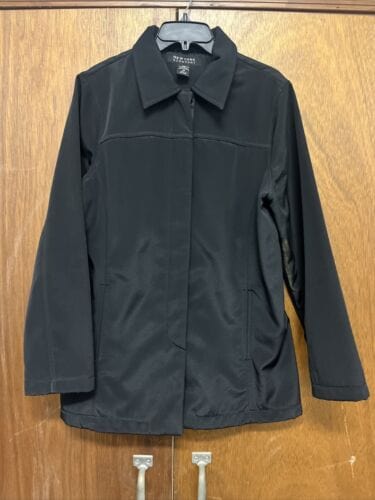 New York & Company Black Button Up Womens Size Medium