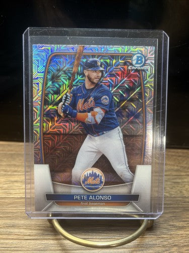 2023 Bowman Chrome Mega Box Mojo Refractor Pete Alonso #78 New York Me