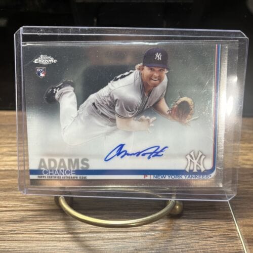 2019 Topps Chrome Chance Adams RC Auto