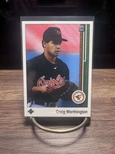 Criag Worthington Baltimore Orioles 1989 Upper Deck Card #725