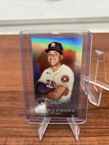 2022 Allen & Ginter Chrome Jeremy Pena #RDV-12 Mini Rookie Design Vari