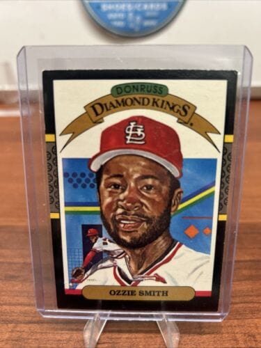 1987 Donruss Diamond Kings Ozzie Smith St Louis Cardinals HOF