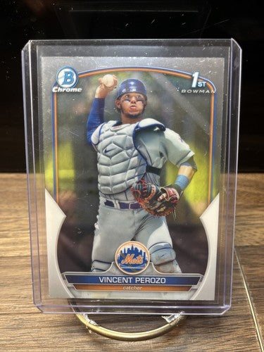 Vincent Perozo 2023 Bowman Chrome Prospects #BCP-102  1st Bowman New Y
