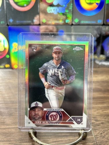 2023 Topps Chrome Update #USC65 Jake Alu Refractor Washington National