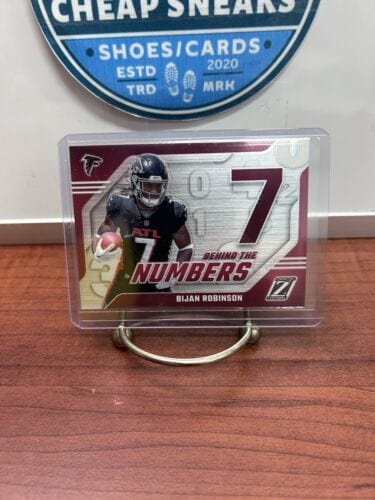 2023 Panini Zenith - Behind The Numbers Blue #3 Bijan Robinson (RC)