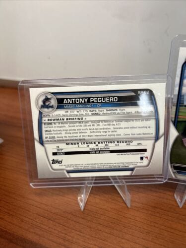 Anthony Peter  2023 Bowman 1st Prospect Base Card( X5) BP-62 Miami Mar