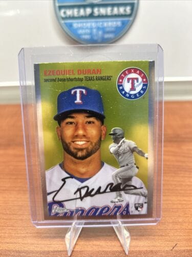 Ezequiel Duran RC 2023 Topps Chrome Platinum Anniversary Texas Rangers