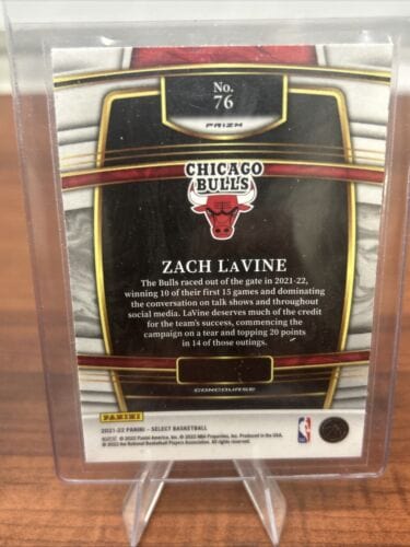 Zach LaVine 2023-24 Panini Select Mezzanine Purple Flash #385 /175 Pri