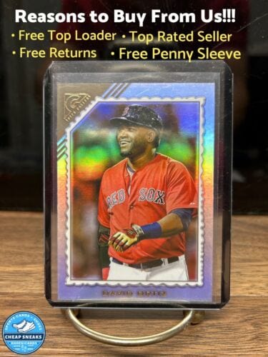 David Ortiz 2022 Topps Gallery Rainbow Foil Refractor Parallel  #133 R