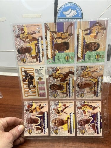 Los Angeles Lakers Team Lot (18) 92-93,93-94 Fleer Ultra Nick Van Exce