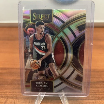 2023-24 Panini Select #115 Toumani Camara Premier Tectonic Prizm Rooki