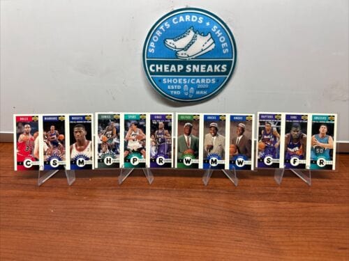 1996 Upper Deck Mini Cards 3 in1 (X4) “12 Mini’s Total” M.Finley