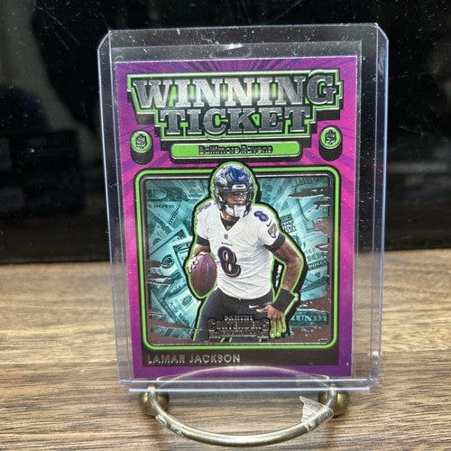 2021 Panini Contenders - Winning Ticket #WT-LJA Lamar Jackson
