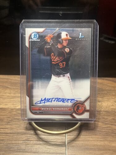 2020 Bowman Chrome Maikol Hernandez 1st Bowman Autograph