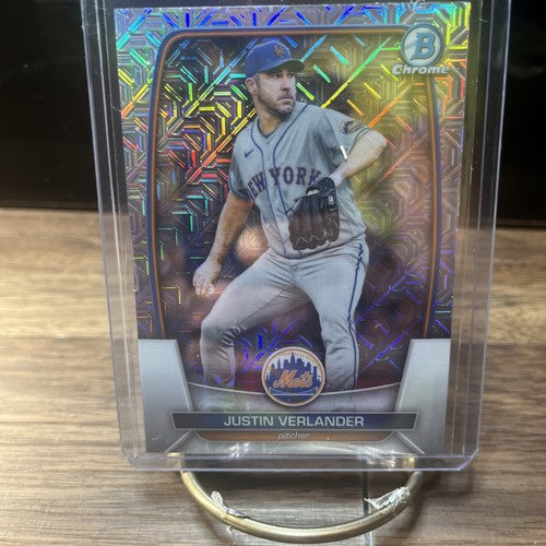 Justin Verlander 2023 Bowman Chrome Mega/Mojo Refractor #64 New York M