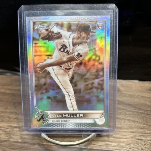 Kyle Muller Atlanta Braves Rookie RC 2022 Topps Chrome Sepia Refractor