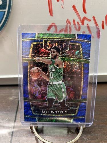 Jayson Tatum 2021-22 Panini Select Basketball #77 BLUE SHIMMER “PRIZ