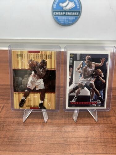 ALONZO MOURNING  UPPER DECK HARDCOURT 1999-00 MIAMI HEAT #28 + Bonus C