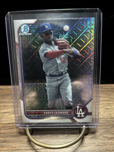 Eddys Leonard 2022 Bowman Chrome MEGA MOJO REFRACTOR Rookie #BCP-229 D