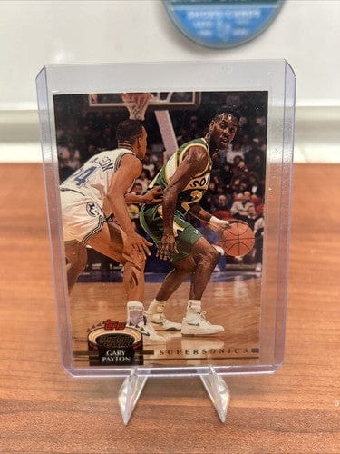 1992-93 Stadium Club #124 Gary Payton Seattle Supersonics HOF Card NM/