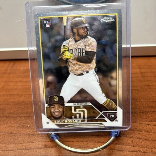 Eguy Rosario RC 2023 Topps Chrome Rookie Baseball Card #148 San Diego