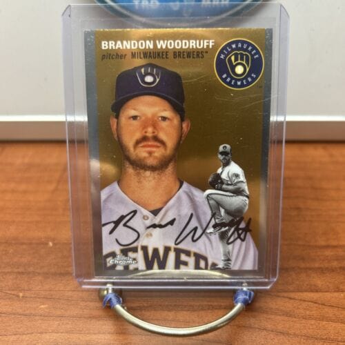 Brandon Woodruff 2023 Topps Chrome Platinum Anniversary Milwaukee Brew