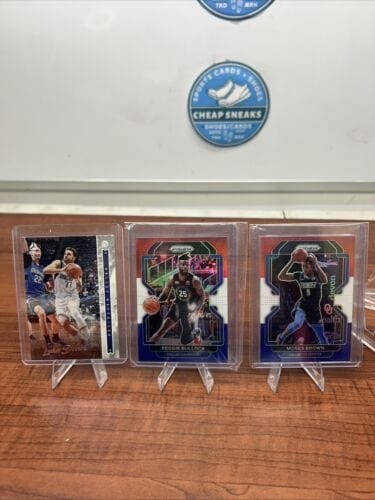 Dallas Mavericks Lot Luka Doncic,Reggie Bullock, Moses Brown 22 Prizm