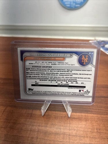 Daiverson Gutierrez 2024 Bowman Chrome #BCP-59 New York Mets