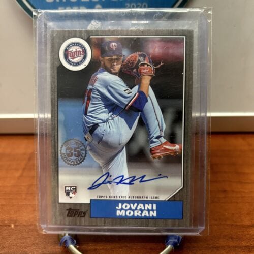 Jovani Moran 2022 Topps Update 1987 Rookie Auto Gray 87BA-JMO  152/199