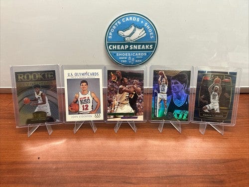 Utah Jazz Lot 5 Karl Malone, John Stockton, Taylor Hendricks, Jordan C