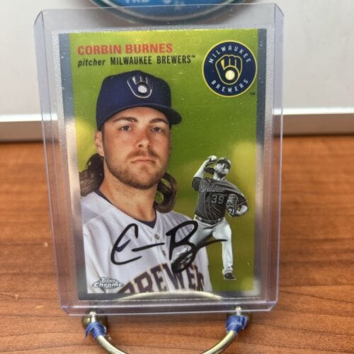 Corbin Burnes 2023 Topps Chrome Platinum Anniversary Orioles, Brewers