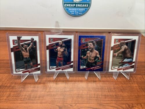 2022 Panini Donruss Optic UFC  Blue Prizm Henry Cejudo, Derrick Lewis,