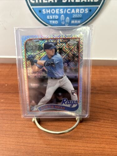 2024 Topps Series 1 Curtis Mead Silver Pack Mojo Refractor RC #T89C-53