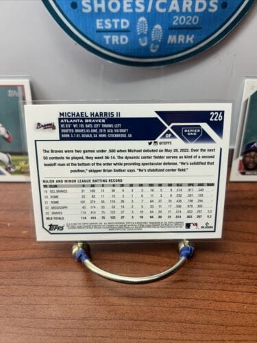 Michael Harris II RC Lot (3) 2023 Topps Series 1#206 Rookie Card Atlan