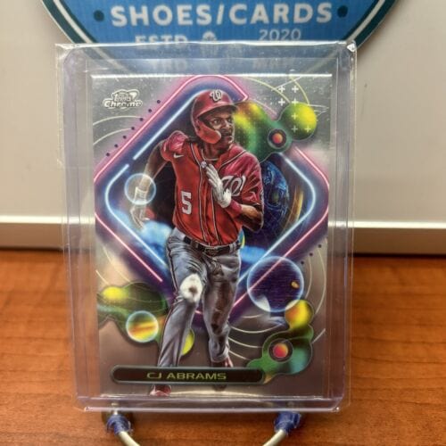 2023 Topps Cosmic Chrome CJ ABRAMS #153 Base - Washington Nationals