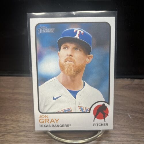 2022 Topps Heritage High Number Jon Gray SP Short Print #706 Texas Ran