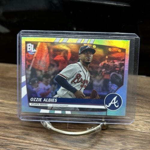 2023 Big League Base Uncommon Rainbow Foil #233 Ozzie Albies - Atlanta