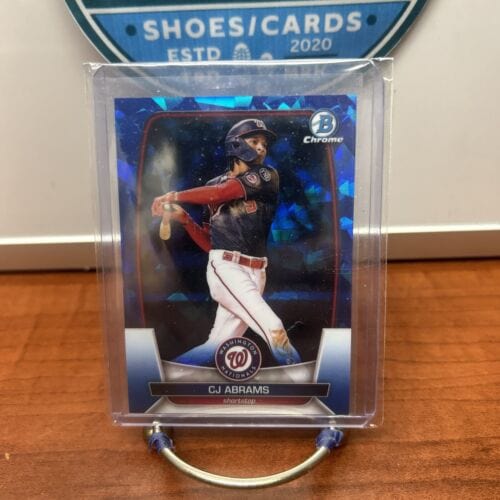 CJ Abrams 2023 Bowman Chrome Sapphire  #74 Washington Nationals