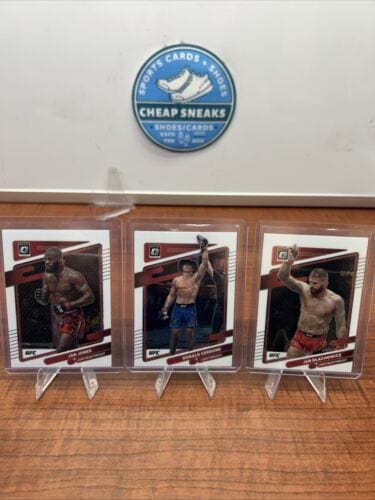 2022 Donruss Optic UFC Lot Jon Jones #65, Donald Cerrone #33,Jan Blach