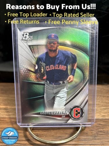 George Valera 2022 Bowman Platinum Cleveland Guardians Baseball Card#T