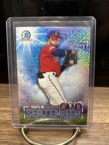2023 Bowman Chrome George Valera Sights On September Mega Box Refracto