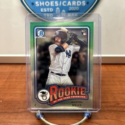 Austin Wells 2024 Bowman Chrome Rookie Of The Year Favorite Refrac#ROY